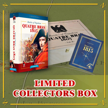 Boite de Battles of Napoleon: Volume II - Quatre Bras 1815 Limited Wooden Box