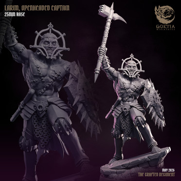 Boite de Goetia Miniatures - Grafted Regiment - Capitaine