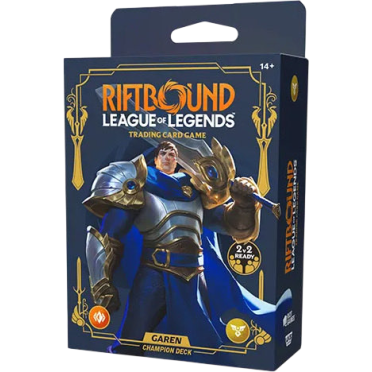 Boite de Riftbound: League Of Legends - Set 6 : Héritage - Deck de Champion : Garen