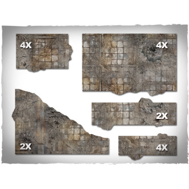 Boite de Warhammer 40k 11th Ed - Gabarit Recto-Verso Sector Imperialis