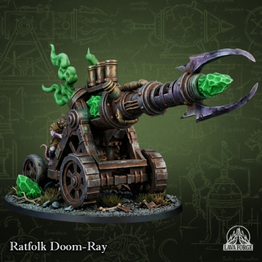 Boite de Lava Forge - Ratfolks - Canon Doom-Ray
