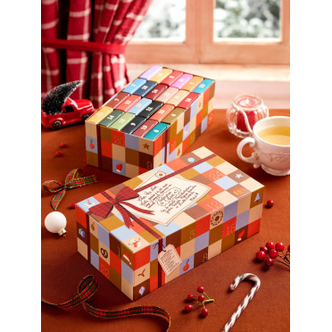 Boite de Coffret Calendrier de l'Avent n°5 - 24 x 99 Pièces
