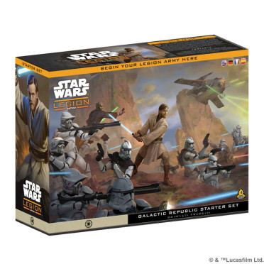 Boite de Star Wars: Legion - Galactic Republic Starter Set - Occasion