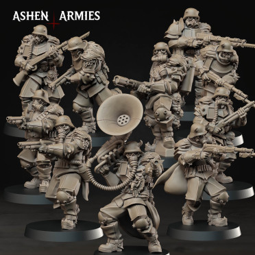 Boite de Ashen Armies - Hellbound Apostasy - Bande